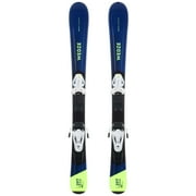 Wedze 500, Downhill Skis With Boost Bindings, Kids, Blue