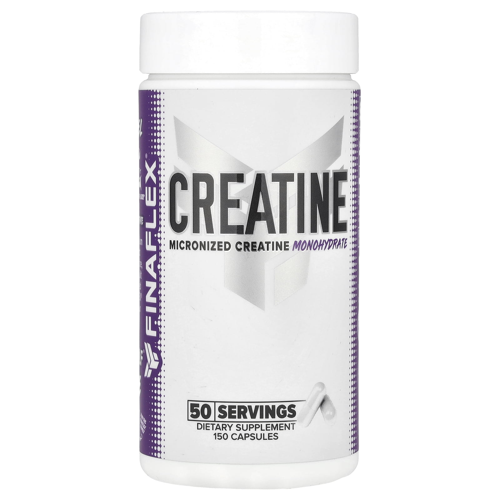 Creatine Monohydrate by FinaFlex: Micronized, Premium Formula for Muscle Growth, 150 Veggie Capsules