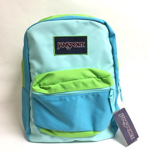 JanSport OverExposed Backpack Aqua Dash / Yellow