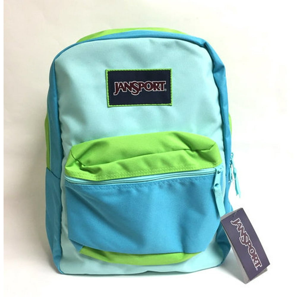 JanSport JanSport OVEREXPOSED SUPERBREAK Backpack MBL/Aqua Dash/ZPGRN T08W00S