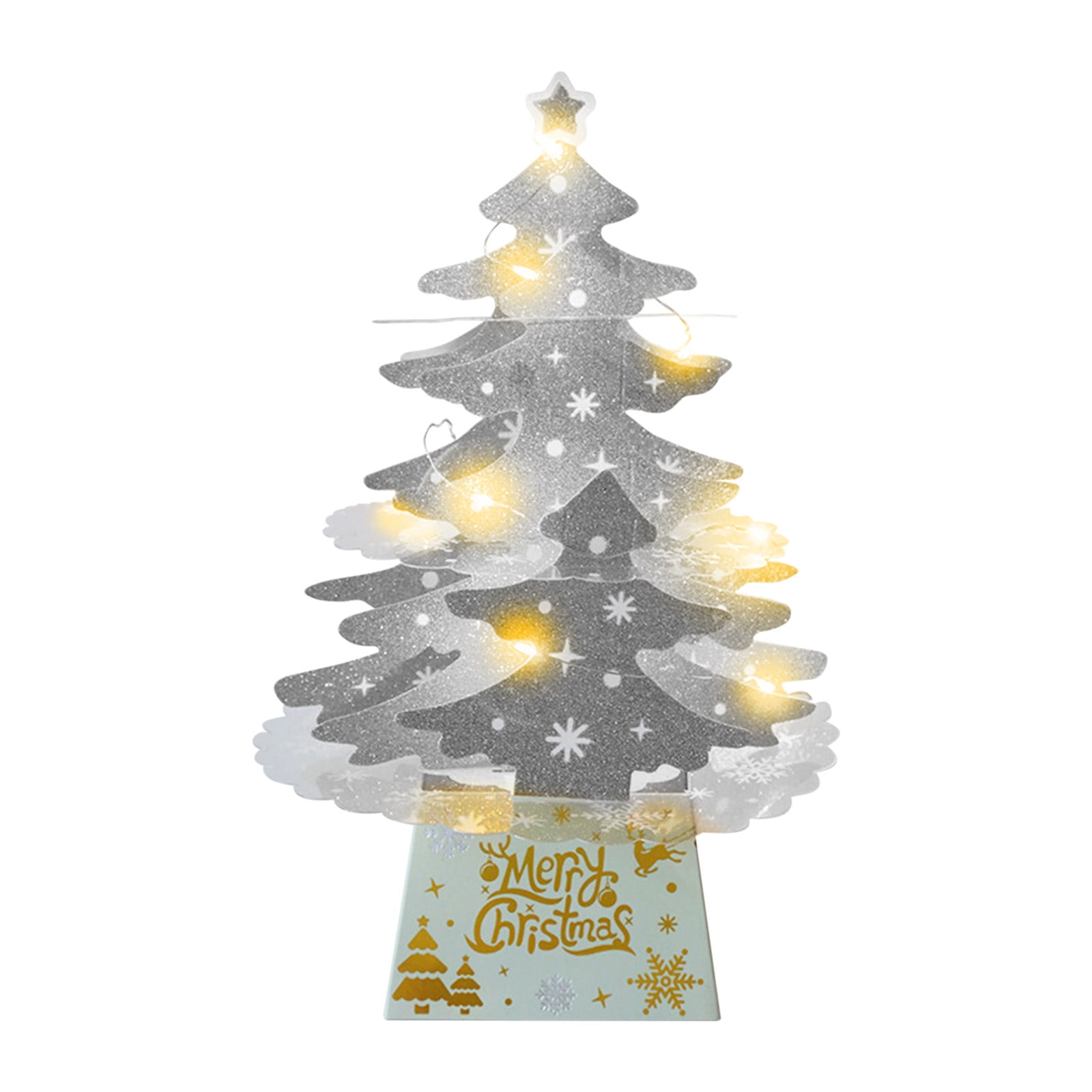 Vikakiooze Christmas Decorations Mini Desktop Christmas Tree Ornaments