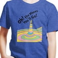 thumbnail image 3 of Dr. Seuss - Oh! The Places You'll Go Book Cover Short Sleeve Graphic T-Shirt, 3 of 6