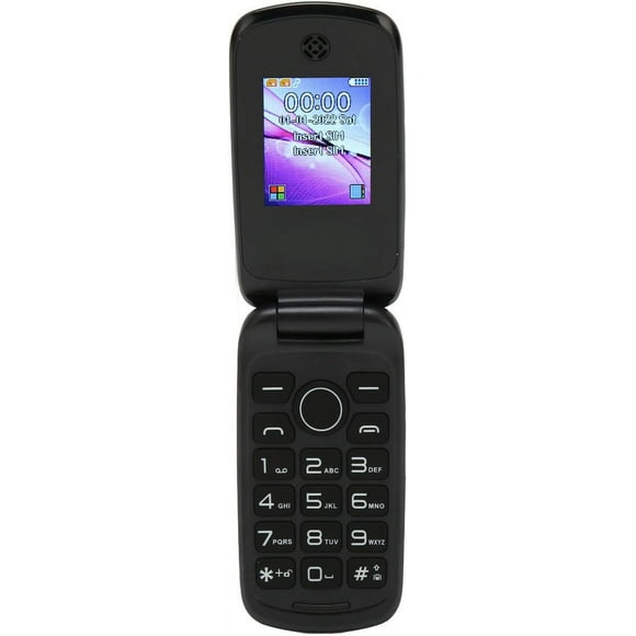 AVEKI Unlocked Cell Phone, Flip Mobile Phone for Seniors, Big Button, 1.77in Color Display Screen, Powerful Speaker, SOS Function, 2G GSM Dual SIM Card, for Elderly (US Plug) B0508
