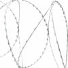 vidaXL Razor Wire Nato Helical Wire Fence Concertina Wire Galvanized Steel
