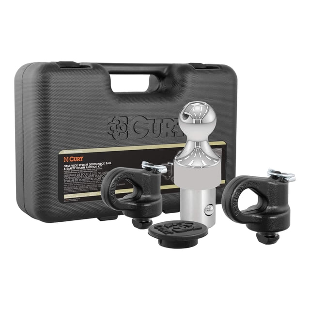 Kit de enganche tipo cuello de cisne CURT 60639 para Chevy, Ford, GMC, Nissan