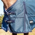 thumbnail image 5 of Jeffers Poplar Head 600 Denier Turnout Sheet for Horses, 0g Polyfill, 72"- Waterproof, Windproof Lightweight Horse Blanket, Adjustable Chest Belly Straps, Tail Flap, Stable Blanket - Blue Jean Baby, 5 of 8