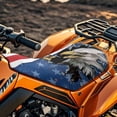 thumbnail image 4 of Uorisanigo ATV Seat Cover Waterproof Polyester Material Eagle 4th of July ATV Seat Cushion Cover Soft Breathable for Most ATVs for Sportsman, Rancher, Foreman, Scrambler, 4 of 7