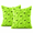 Green, variant on Aximioll Halloween Plush Ghost Pillow Covers 18x18 Inch Set of 2, Soft Fluffy Faux Fur Throw Cushion Cases for Sofa Couch Chair Bedroom Living Room, Halloween Fall Home Decor Gift