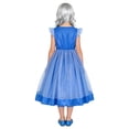 thumbnail image 2 of Snow Queen Princess Dress Sparkle Ice Fairytale Outfit Gown Halloween Fancy Dress Party Cosplay Costumes, 2 of 4
