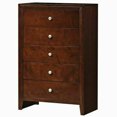 thumbnail image 1 of Costway 5 Tiroirs Commode Armoire Organisateur Rangement Mobilier de Bureau à Domicile Brun, 1 of 4