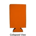 thumbnail image 2 of Blank Neoprene Collapsible 16 oz. Can Coolie (6, Orange), 2 of 4