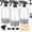 Transparent, variant on Glass Bottles 3 Pack, 17 oz/500 ml Glass Bottles for Cleaning, , Essential Oils, Hair Care, Refillable Empty Bottle with Adjustable Nozzle for and Mist