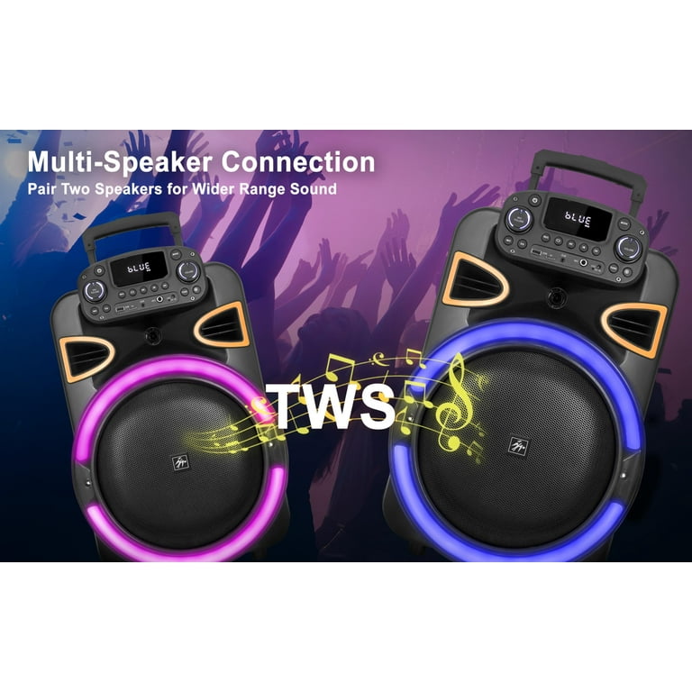 Fisher Portable Bluetooth Wireless Speaker System: 12