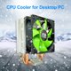 thumbnail image 5 of Enfriador CPU Hugtrwg Bingman 775AMD1150 Ventilador CPU 2 Tubos Calor Cobre, 5 of 9