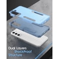 thumbnail image 3 of Poetic Neon Case for Samsung Galaxy S22 Plus 5G, Dual Layer Heavy Duty Drop Protection, Sky Blue, 3 of 5