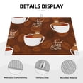 thumbnail image 4 of Kdxio Sloths Need More Coffee for Dish Drying Mat,24*18 inch Absorbent Dish Drainer Kitchen Counter,Large Size Dish Drying Pad for Countertops,Draining Racks, 4 of 9