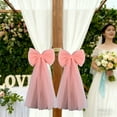 thumbnail image 4 of chaungfeng Bow Curtains Tiebacks, Sweet Bow Curtain Holdbacks Buckles Bowknot Curtains Ties for Home Bedroom Offices Dining Rooms Wedding Party Decoration (Pink), 4 of 6