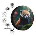 thumbnail image 4 of Goofa Forest Plant Raccoon Pattern Universal Tire Cover for Jeep, SUV, Truck, and Trailer – Waterproof, UV-Resistant,Easy to Install, Fits 14"-17" Tires-15 inch, 4 of 6