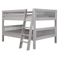 thumbnail image 3 of Camaflexi Full over Full Low Bunk Bed - Mission Headboard - Angle Ladder - White Finish, 3 of 4