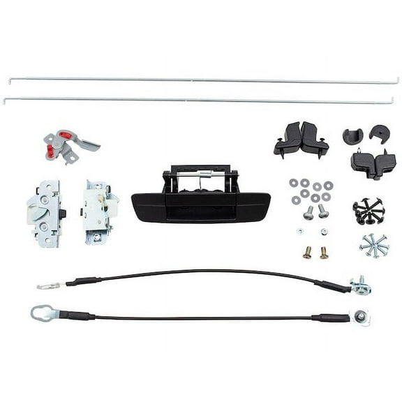 Tailgate Latch and Handle Kit - Compatible with 2009 Dodge Ram 1500