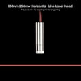 thumbnail image 4 of 650nm 250mW Red Line Locator Head Engraver Focusing Module Ray Locator Adjustable Focal Length Engraving DIY Part Horizontal Line Point Horizontal Line, 4 of 6