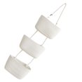 thumbnail image 1 of Over The Door Hanging Woven Wall Mounted Storage Organizer Decorative Three Tier Nursery Rack For Home, 1 of 3