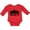 Red, variant on Inktastic Dallas Texas City Skyline with Grunge Boys or Girls Long Sleeve Baby Bodysuit