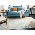 thumbnail image 3 of SAFAVIEH Madison Clyde Vintage Abstract Area Rug, Light Blue/Beige, 3' x 5', 3 of 8