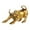 Gold, variant on Uanit Brass Wall Street Bull Handmade Pure Copper Statue Brass Sculpture Collectable Table Decor Figurine for Living Room Home Decorations and Office Business Gift (Gold)