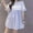 Blue, variant on Maternity Dress Pregnant Women's Mid Length Top Summer Lace Round Neck Flare Sleeve Clothes Summer Loose Pregnant Maternity Clothes Pink M