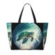 thumbnail image 2 of Disketp Watercolor Turtle5 Bolsa de Playa de Gran Capacidad, Bolso Impermeable y a Prueba de Arena para Mujer, Ideal para Playa, Piscina y Natación, 2 of 7