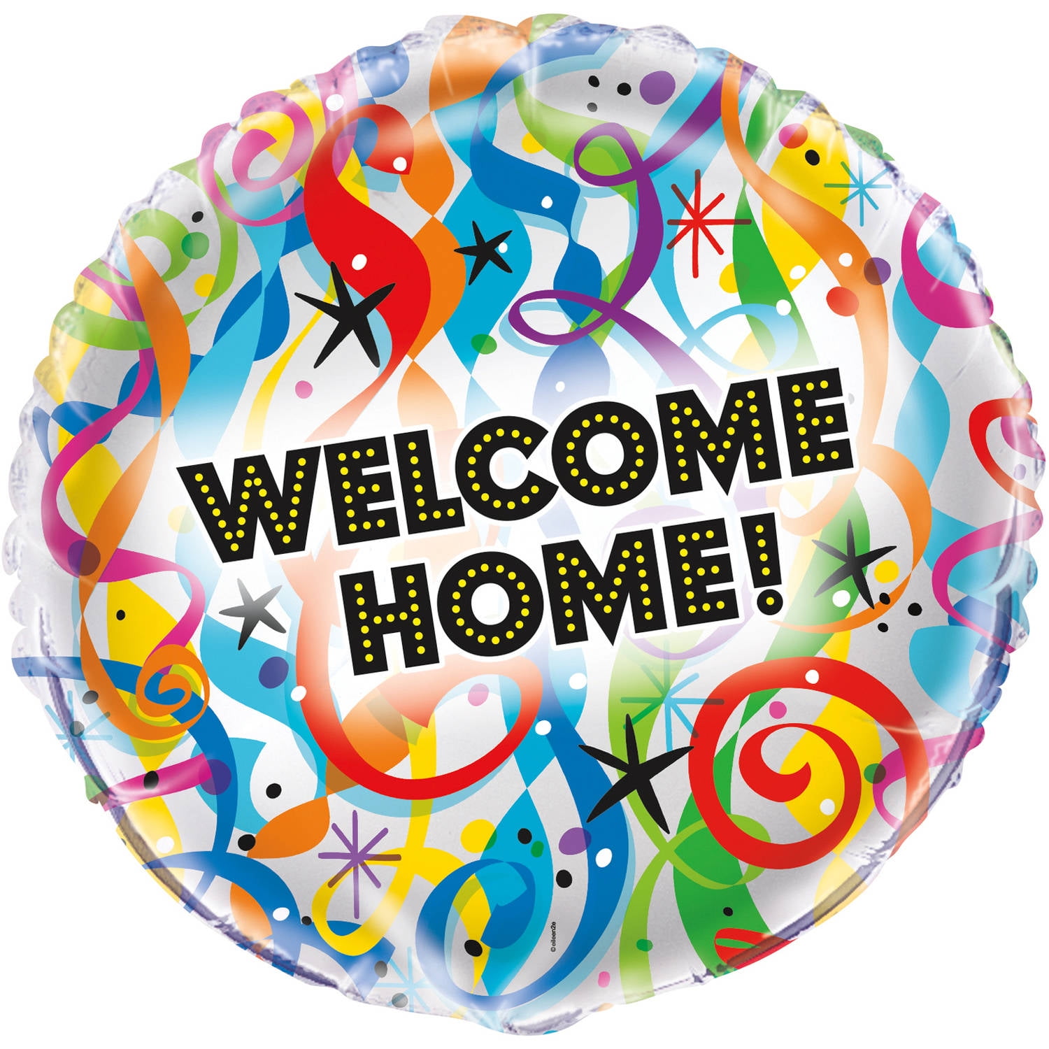 18" Foil Bright Home Balloon