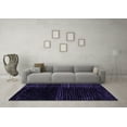 thumbnail image 3 of Ahgly Company Indoor Square Abstract Purple Modern Area Rugs, 7' Square, 3 of 4