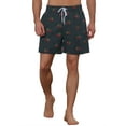 thumbnail image 5 of Lars Amadeus Men's Fruit-printed Drawstring Lightweight Holiday Board Shorts, 5 of 5