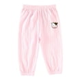 thumbnail image 2 of Bixock Toddler Boys and Girls Pants Cotton Elastic Waist Printed Casual Pants Soft Breathable Workout Activewear Toddler Clothings Size 18-24Months, 2 of 6