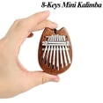 thumbnail image 1 of Kalimba mini de 8 teclas de madera de caoba de alta calidad, 1 of 5
