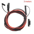thumbnail image 1 of Sae Extension Cable 12Awg Sae To Sae Batterycharger Extender Wire for Solarpanel 3 Meters, 1 of 10