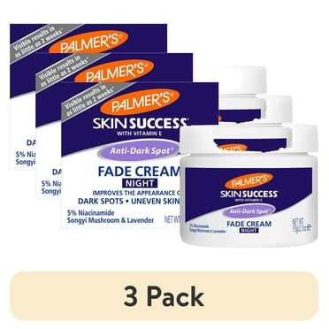 (3 pack) Palmer's Skin Success Anti-Dark Spot Nighttime Fade Cream with Retinol & Niacinamide, Dark Spot Corrector for Face, Night Moisturizer Helps Reduce Dark Spots, Fine Lines & Wrinkles, 2.7 oz