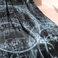 thumbnail image 3 of Math Equations Glowing Formulas Black Pattern Blanket,Comfortable Soft Flannel Throw Blanket,All Season,Warm Lightweight Blankets for Sofa Bed Couch Living Room Chair,40"x50", 3 of 4
