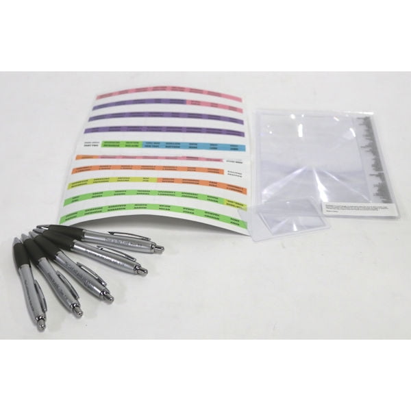 Bible Magnifier Set with Bible Indexing Tabs and Pens
