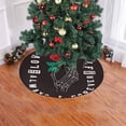 thumbnail image 2 of FMSHPON Skeleton Hand Holding Red Rose Xmas Christmas Tree Skirt Stand Mat for Holiday Party Decoration Indoor Outdoor 36 inches, 2 of 3
