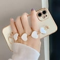thumbnail image 2 of Compatible with iPhone 11 Thin for Women Girls,Luxury Plating Soft TPU Case with Love Heart Chain Bracelet Strap Shiny Cute Pretty Protective Cover for Apple iPhone 11 6.1", 2 of 12