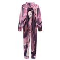 thumbnail image 5 of Demon Slayer Nezuko Kids Hooded Jumpsuit Union Suit Onesie One Piece Blanket for Boys Girls, 5 of 7
