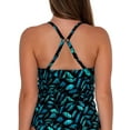 thumbnail image 2 of Sunsets Swimwear Cascade Seagrass Texture Zuri V-Wire Tankini Top, 2 of 6