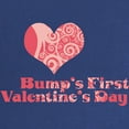 thumbnail image 2 of CafePress - Bump's First Valentine's Day Maternity Tee (Dark) - Maternity Dark T-Shirt, 2 of 3