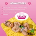 thumbnail image 4 of FREDS SWIM ACADEMY Reusable Diapers for Toddlers (9 lb - 20 lb) Essential Baby Swimming Diapers for Boys and Girls at Pool & Beach - Comfortable and Leak-Proof Solution (Pink), 4 of 5