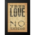 thumbnail image 2 of Grey, Jace 17x24 Black Modern Framed Museum Art Print Titled - Love, 2 of 5