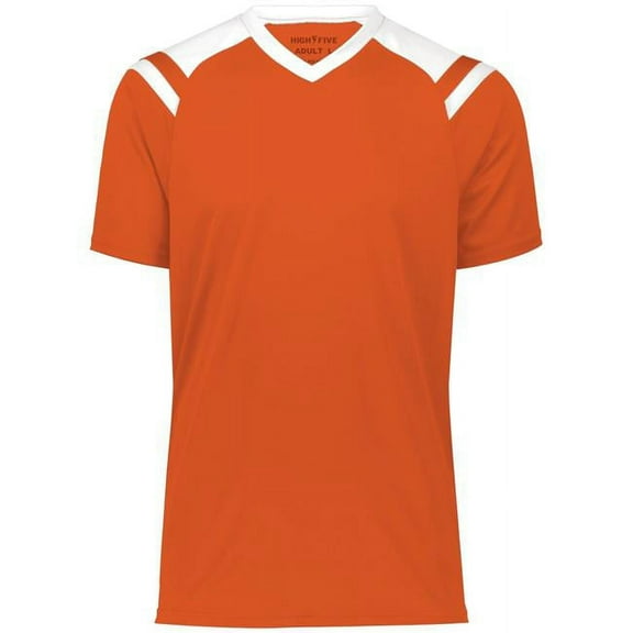 High Five 322970.320.L Adult Sheffield Jersey, Orange & White - Large