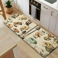 thumbnail image 5 of Brown Mushroom Label Light Pattern Kitchen Rug Mat,Kitchen Runner Rugs Non Skid Washable,Decorative Kitchen Floor Mats for Kitchen,Sink,Laundry,17"x47.2", 5 of 7