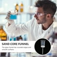thumbnail image 3 of Pavo Acid Resistant Funnel Glass Filtering Funnel Sand Core Funnel Experiment Funnel, 3 of 7